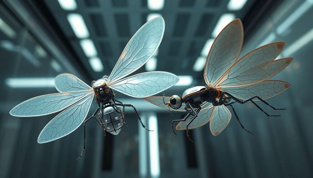 Ces robots ont contribué à expliquer comment les insectes ont développé deux stratégies de vol distinctes