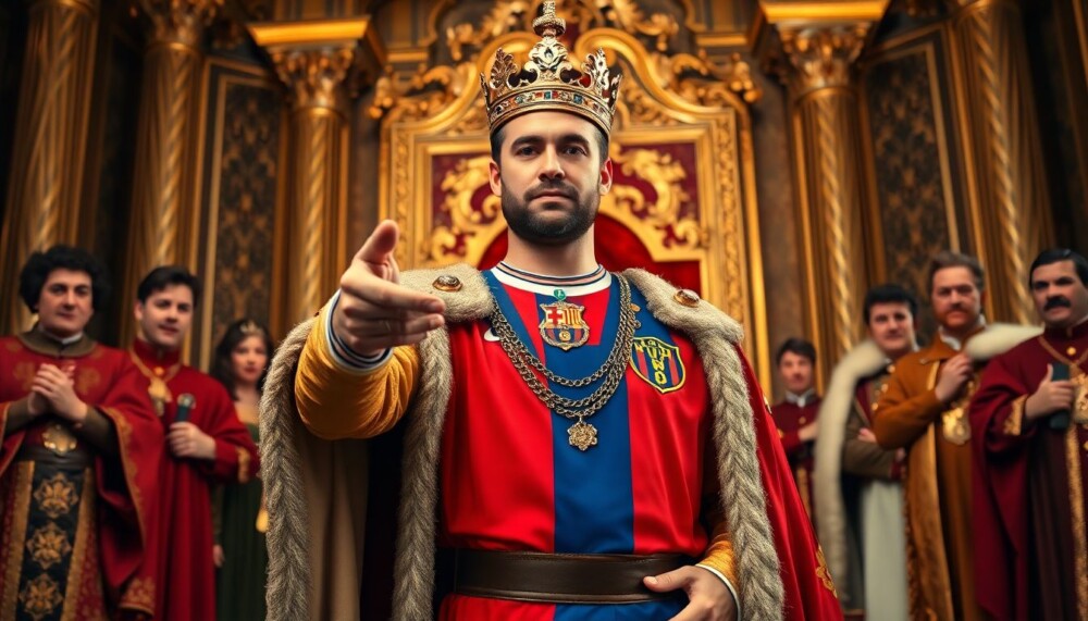 Charles III a fait chevalier le roi du football Charles III a fait chevalier le roi du football