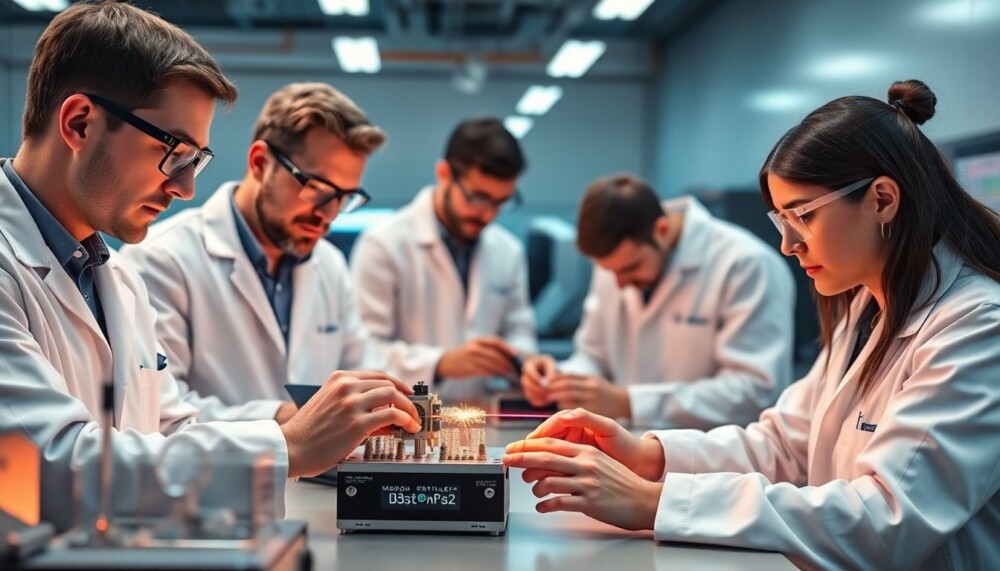 Des chercheurs créent un laser hybride stable en imprimant en 3D des micro-optiques sur des fibres Des chercheurs créent un laser hybride stable en imprimant en 3D des micro-optiques sur des fibres