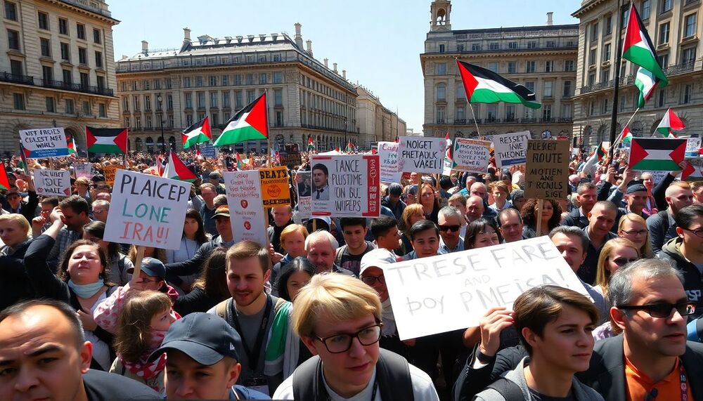 Des dizaines de milliers de manifestants pro-palestiniens à Londres appellent au cessez-le-feu et critiquent Israël Des dizaines de milliers de manifestants pro-palestiniens à Londres appellent au cessez-le-feu et critiquent Israël