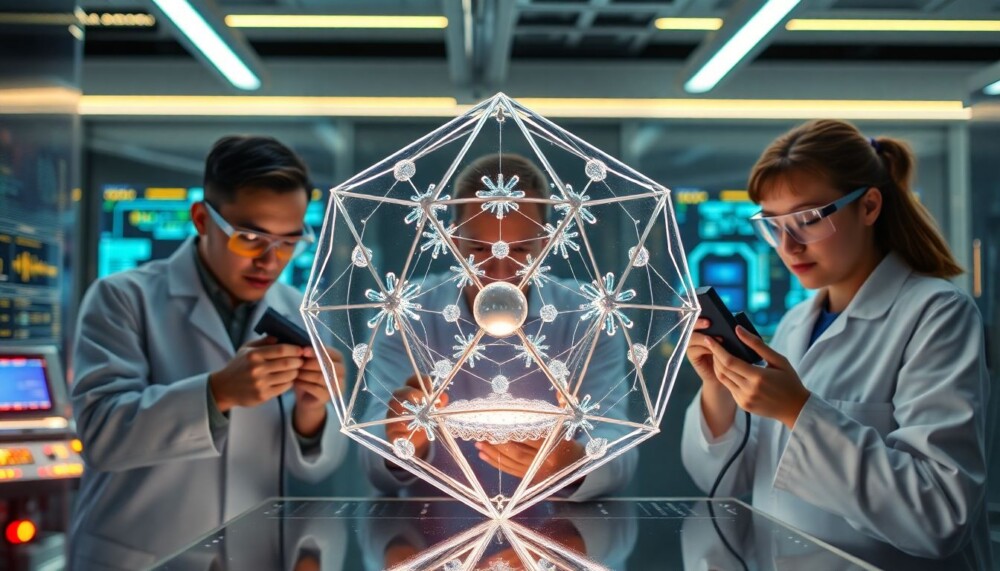 Des physiciens piègent des électrons dans un cristal 3D Des physiciens piègent des électrons dans un cristal 3D