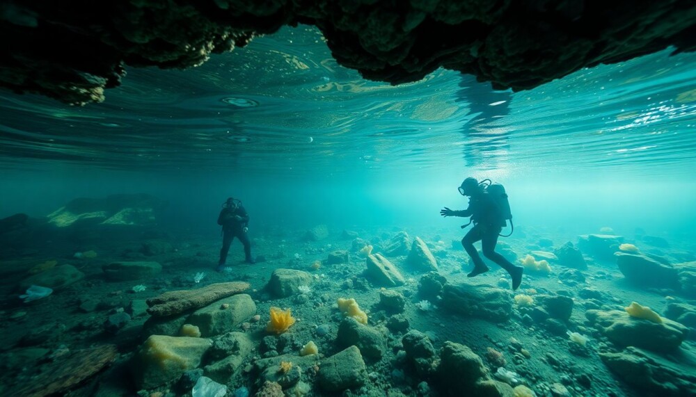 Des recherches menées dans le lac Supérieur révèlent comment le soufre aurait pu circuler dans les anciens océans de la Terre Des recherches menées dans le lac Supérieur révèlent comment le soufre aurait pu circuler dans les anciens océans de la Terre