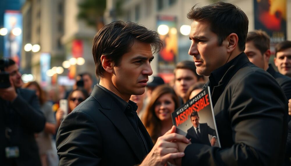 Des spectateurs mal à l’aise après un échange tendu entre Tom Cruise et un fan à la première de Mission Impossible Des spectateurs mal à l’aise après un échange tendu entre Tom Cruise et un fan à la première de Mission Impossible