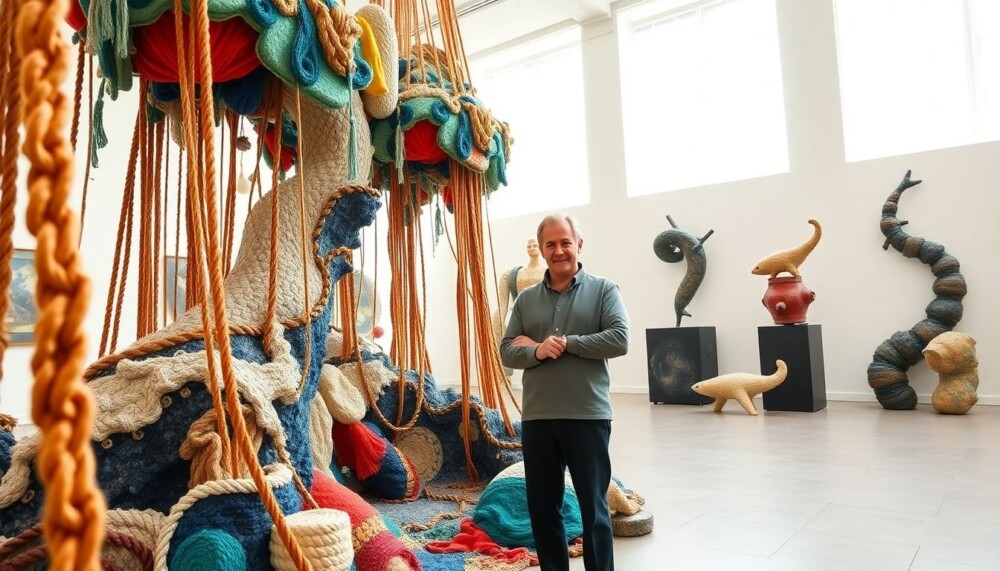 Ernesto Neto présente son œuvre maritime à Paris Ernesto Neto présente son œuvre maritime à Paris