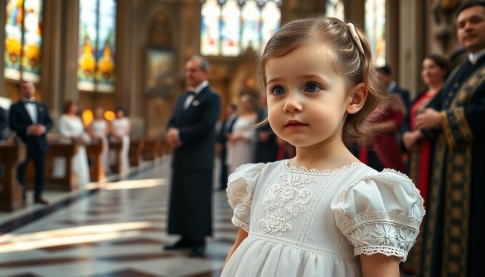 Étude des vêtements portés au baptême de la princesse Ines Étude des vêtements portés au baptême de la princesse Ines