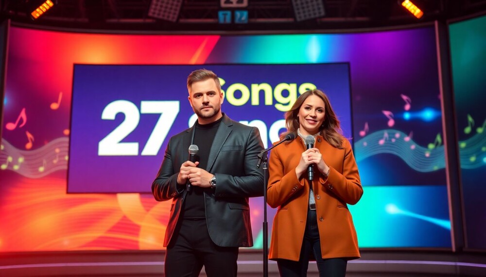 Focus sur la série musicale de TF1 : 27 morceaux composés par deux célébrités de la chanson Focus sur la série musicale de TF1 : 27 morceaux composés par deux célébrités de la chanson