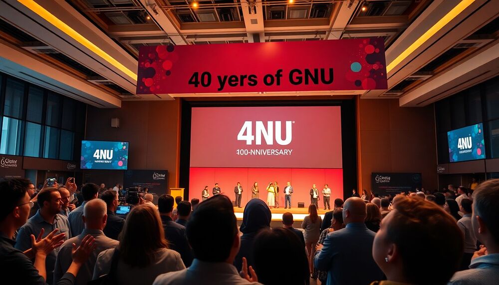 GNU célèbre son 40e anniversaire GNU célèbre son 40e anniversaire