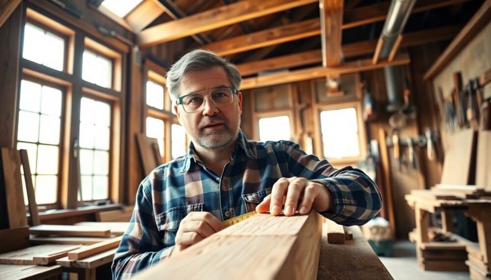 Je pourrais être amené à travailler comme charpentier