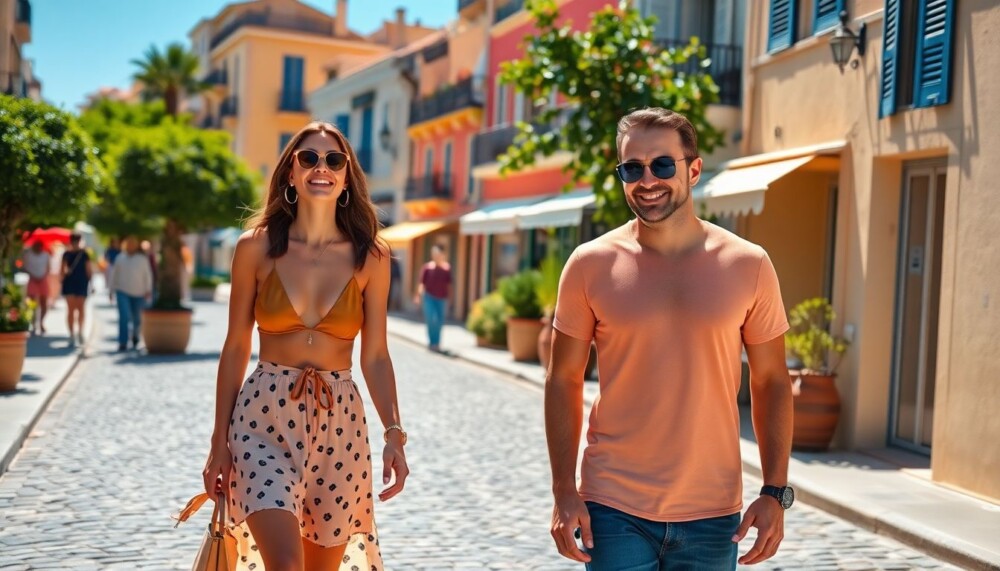 Iris Mittenaere, Antoine Dupont et Calypso se promènent à Saint-Tropez Iris Mittenaere, Antoine Dupont et Calypso se promènent à Saint-Tropez