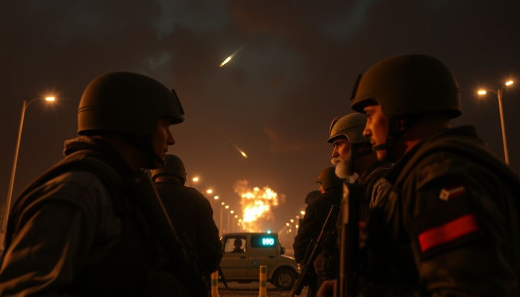 Israël et Iran : une nuit de tensions capturée en photos