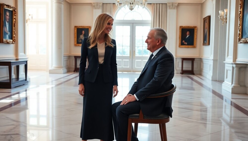 Ivanka Trump a visité son beau-père Charles Kushner à la Maison-Blanche avant de partir pour Paris Ivanka Trump a visité son beau-père Charles Kushner à la Maison-Blanche avant de partir pour Paris