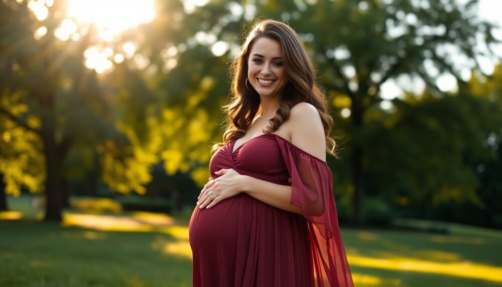 Jacqueline MacInnes Wood enceinte de bébé numéro 3