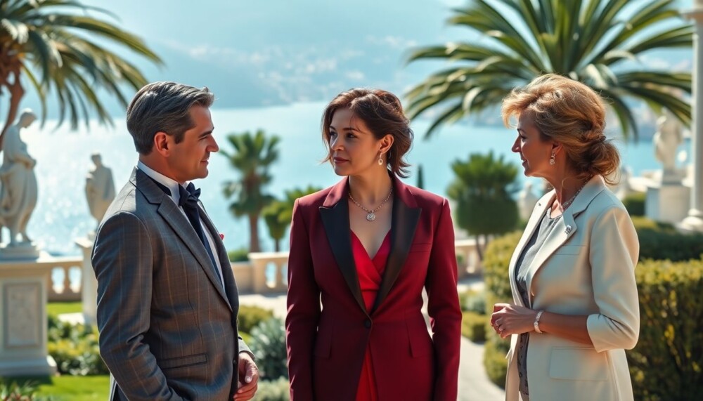 Jacques et Gabriella, avec Albert et Charlène à Monaco, vivent des instants de tendres confidences