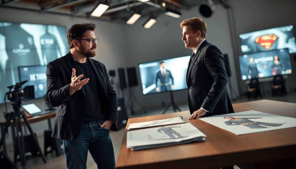 James Gunn discute avec Zack Snyder du costume de Superman pour le nouveau film James Gunn discute avec Zack Snyder du costume de Superman pour le nouveau film