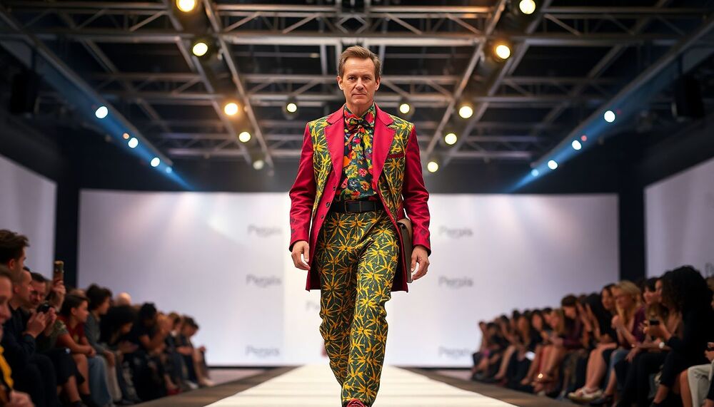 Jean-Charles de Castelbajac présente sa collection pour 3. PARADIS sur le podium Jean-Charles de Castelbajac présente sa collection pour 3. PARADIS sur le podium