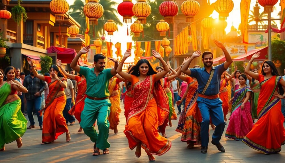 Joignez-vous tous à la danse Bollywood