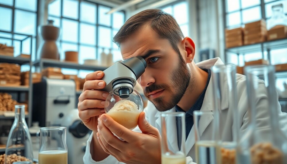 La découverte de l’amidon présente des avantages pour les industries de la brasserie, de la boulangerie et de la meunerie La découverte de l’amidon présente des avantages pour les industries de la brasserie, de la boulangerie et de la meunerie