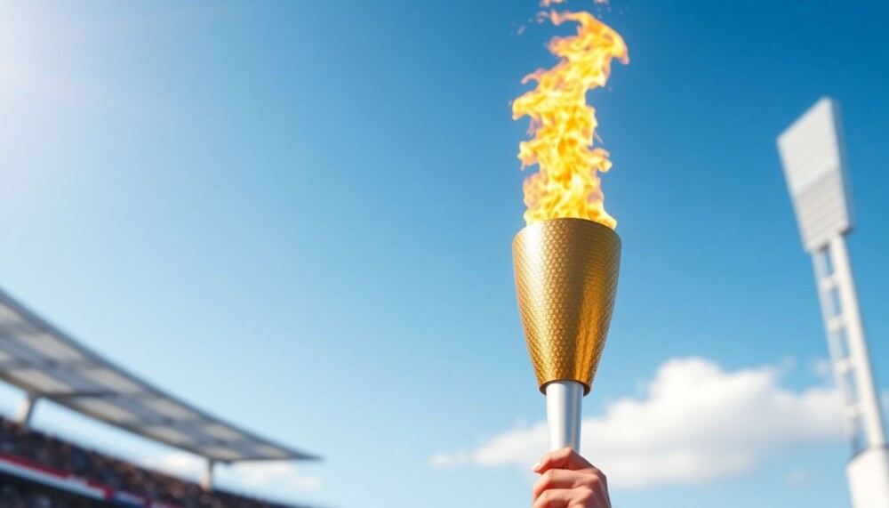 La flamme olympique s’élève de nouveau dans le ciel La flamme olympique s’élève de nouveau dans le ciel