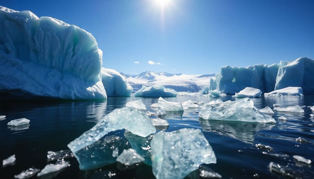 La fonte de la calotte glaciaire s’accélère au Groenland et ralentit en Antarctique La fonte de la calotte glaciaire s’accélère au Groenland et ralentit en Antarctique