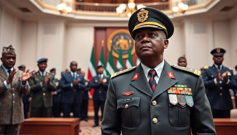 La junte gabonaise nomme un militaire au poste de président de transition La junte gabonaise nomme un militaire au poste de président de transition