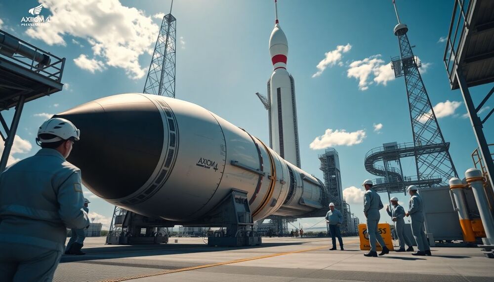 La mission commerciale Axiom-4 pour l’ISS démarre après des retards La mission commerciale Axiom-4 pour l’ISS démarre après des retards