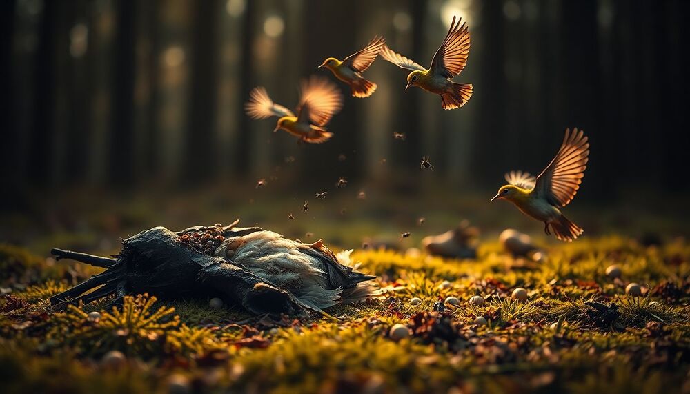 La mort n’est que le début : les oiseaux dispersent les œufs d’insectes mangés La mort n’est que le début : les oiseaux dispersent les œufs d’insectes mangés
