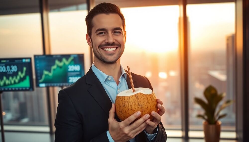 L’action d’un producteur d’eau de coco a augmenté à son entrée en Bourse, malgré la baisse en Chine L’action d’un producteur d’eau de coco a augmenté à son entrée en Bourse, malgré la baisse en Chine