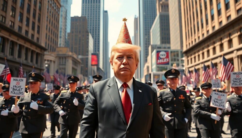 L’anniversaire de Donald Trump et sa parade militaire raillés dans une émission de late night
