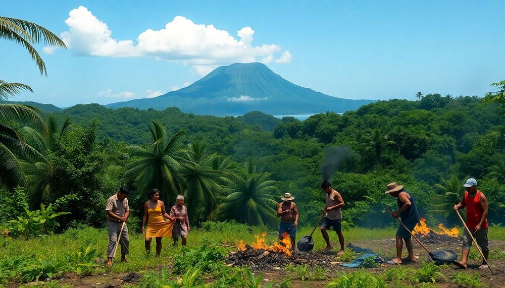 Le climat et l’utilisation humaine des terres jouent tous deux un rôle dans les incendies de forêt passés et présents dans les îles du Pacifique Le climat et l’utilisation humaine des terres jouent tous deux un rôle dans les incendies de forêt passés et présents dans les îles du Pacifique