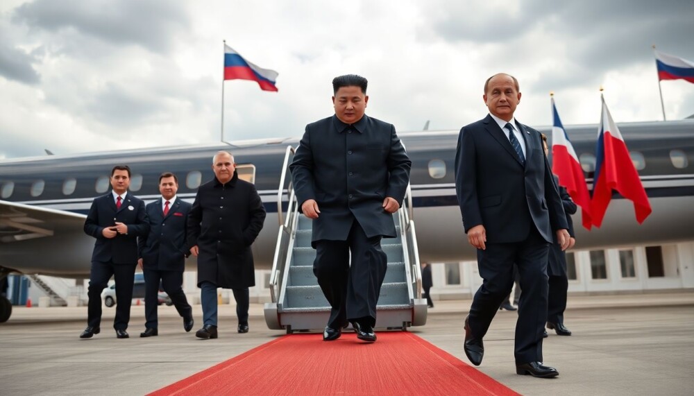 Le dirigeant nord-coréen Kim Jong Un arrive en Russie avant sa rencontre prévue avec Poutine Le dirigeant nord-coréen Kim Jong Un arrive en Russie avant sa rencontre prévue avec Poutine