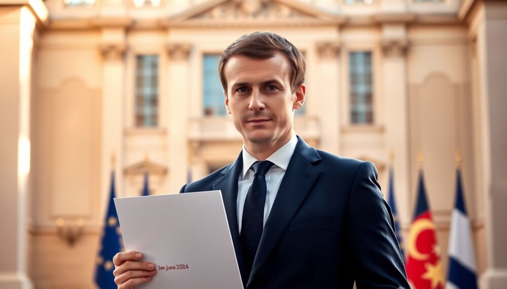 Le mandat d’Emmanuel Macron se termine le 9 juin 2024