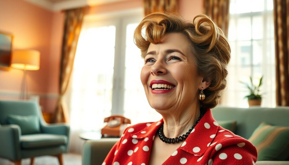 Le style moderne des années 50 : rire et émotion à travers les larmes Le style moderne des années 50 : rire et émotion à travers les larmes