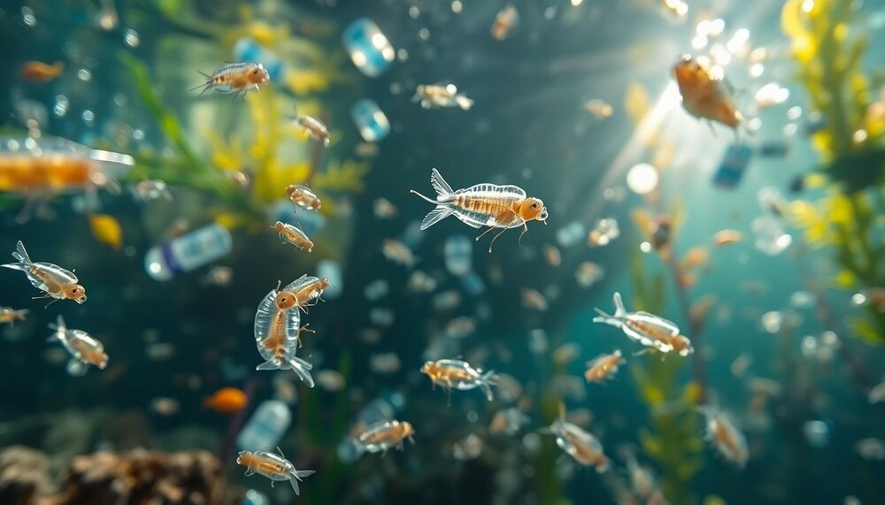 Le zooplancton dans les océans et les eaux douces accroît rapidement la menace environnementale mondiale posée par les plastiques Le zooplancton dans les océans et les eaux douces accroît rapidement la menace environnementale mondiale posée par les plastiques