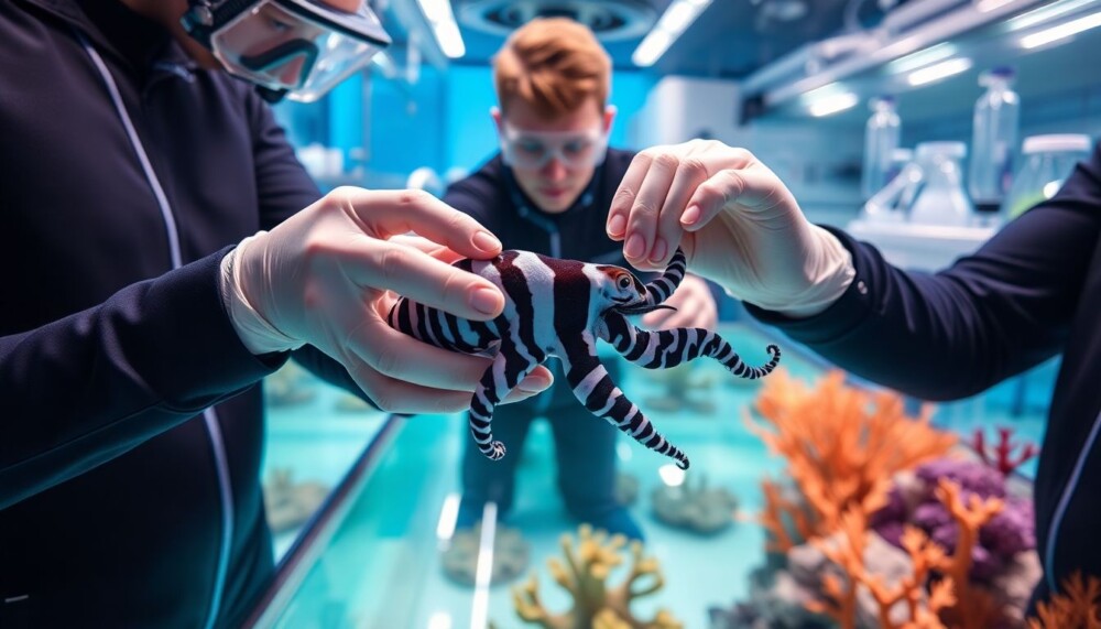 L’équipe réussit à élever le poulpe pygmée zébré — ScienceDaily