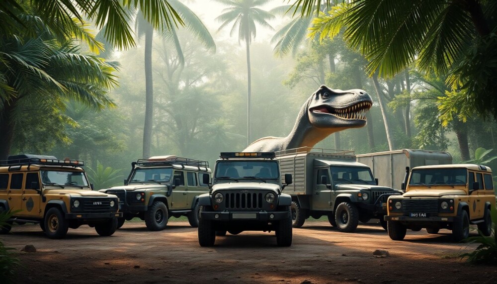 Les 7 véhicules les plus incroyables de la franchise Jurassic Park : classement et détails