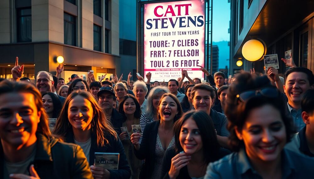Les admirateurs de Cat Stevens se ruent sur les billets après l’annonce de sa première tournée en dix ans