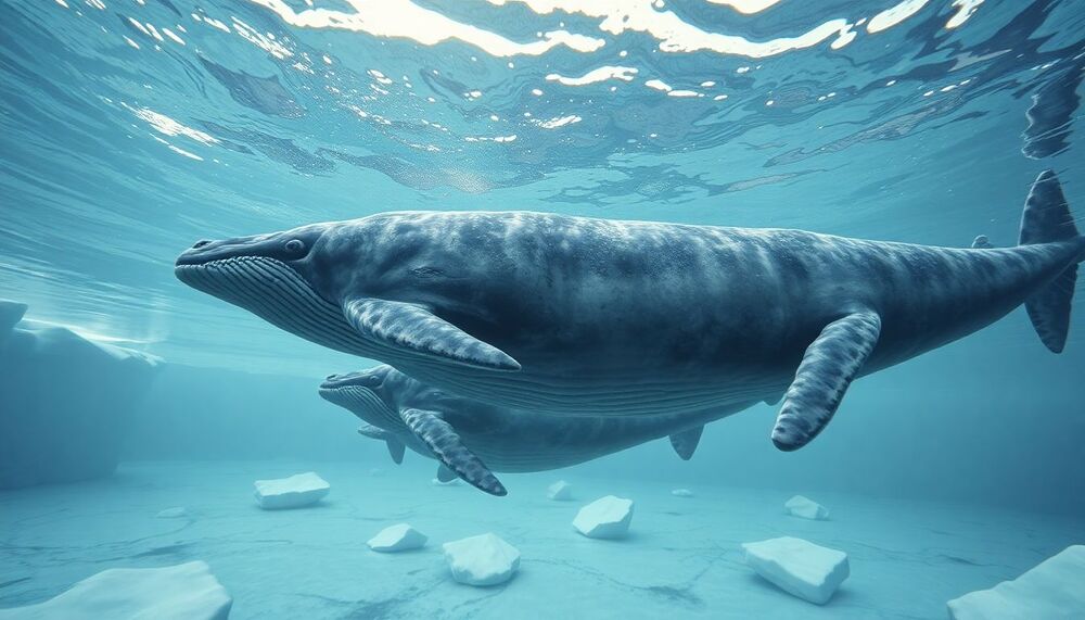 Les baleines grises subissent d’importantes fluctuations de population en raison des conditions arctiques Les baleines grises subissent d’importantes fluctuations de population en raison des conditions arctiques