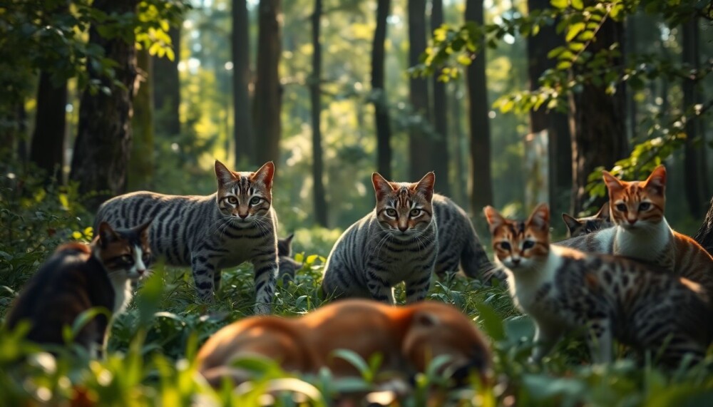 Les chats sauvages européens ont évité les chats domestiques introduits pendant 2 000 ans Les chats sauvages européens ont évité les chats domestiques introduits pendant 2 000 ans