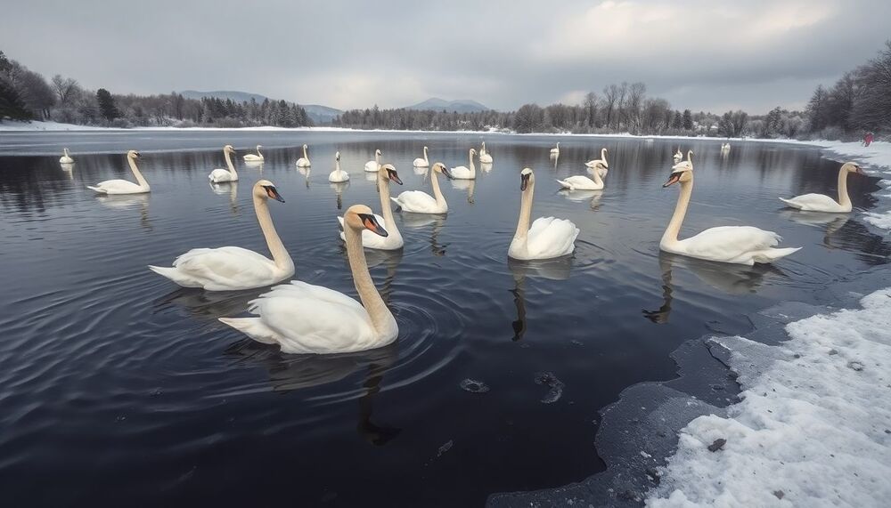 Les cygnes de Bewick choisissent leurs zones d’hivernage en fonction de la météo