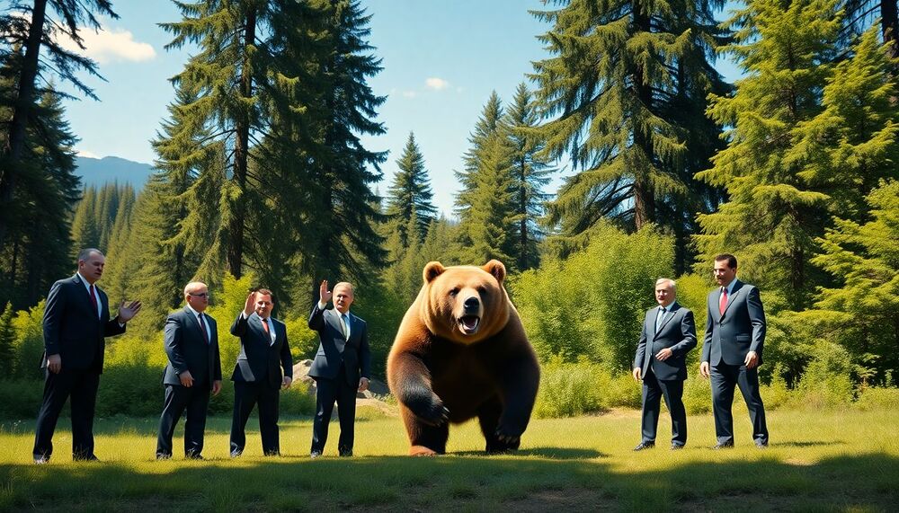 Les dirigeants du G7 redoutent une attaque d’ours Les dirigeants du G7 redoutent une attaque d’ours