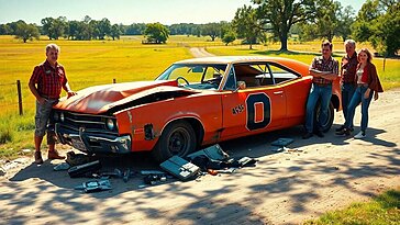 Les ducs de Hazzard ont détruit 1 voiture du général Lee par épisode