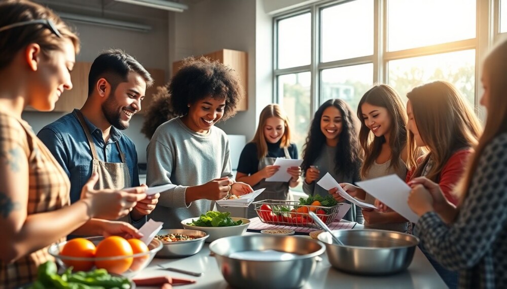Les pairs éducateurs jouent un rôle clé dans le développement et les tests de nouvelles recettes