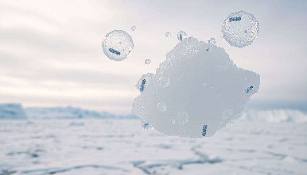 Les particules biologiques jouent un rôle crucial dans la formation de la glace des nuages arctiques Les particules biologiques jouent un rôle crucial dans la formation de la glace des nuages arctiques