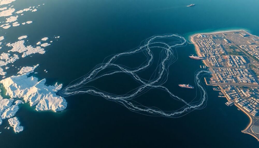 Les PFAS circulent de manière égale entre l’océan Arctique et l’océan Atlantique Les PFAS circulent de manière égale entre l’océan Arctique et l’océan Atlantique