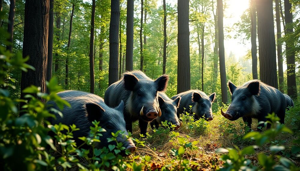 Les populations de porcs sauvages aux États-Unis peuvent être gérées