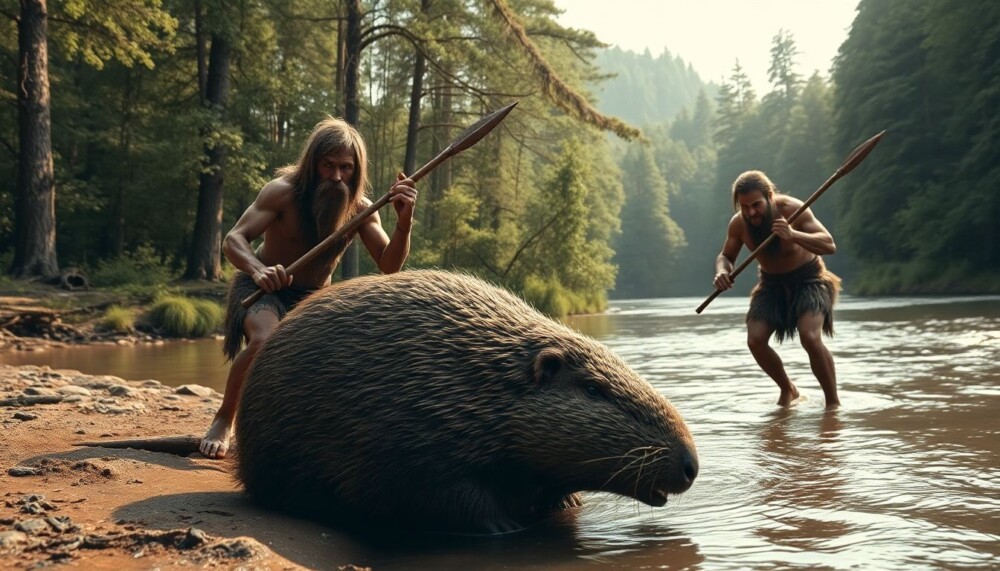 Les premiers humains chassaient le castor, il y a 400 000 ans Les premiers humains chassaient le castor, il y a 400 000 ans