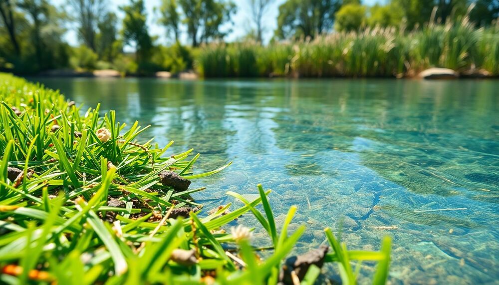 Les restes de gazon artificiel constituent une source importante de pollution du milieu aquatique Les restes de gazon artificiel constituent une source importante de pollution du milieu aquatique