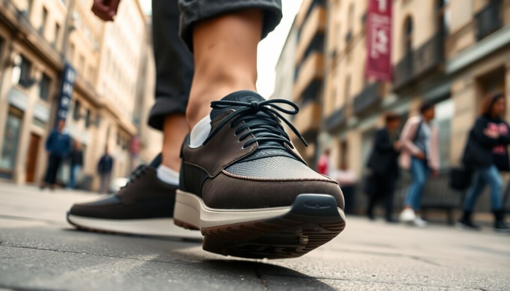 Les sneakers loafers, tendance actuelle, combinent modernité et éléments rétro