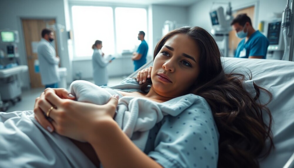 Lors de mon transfert d’urgence à l’hôpital pour une opération, je ne pensais qu’à mon bébé