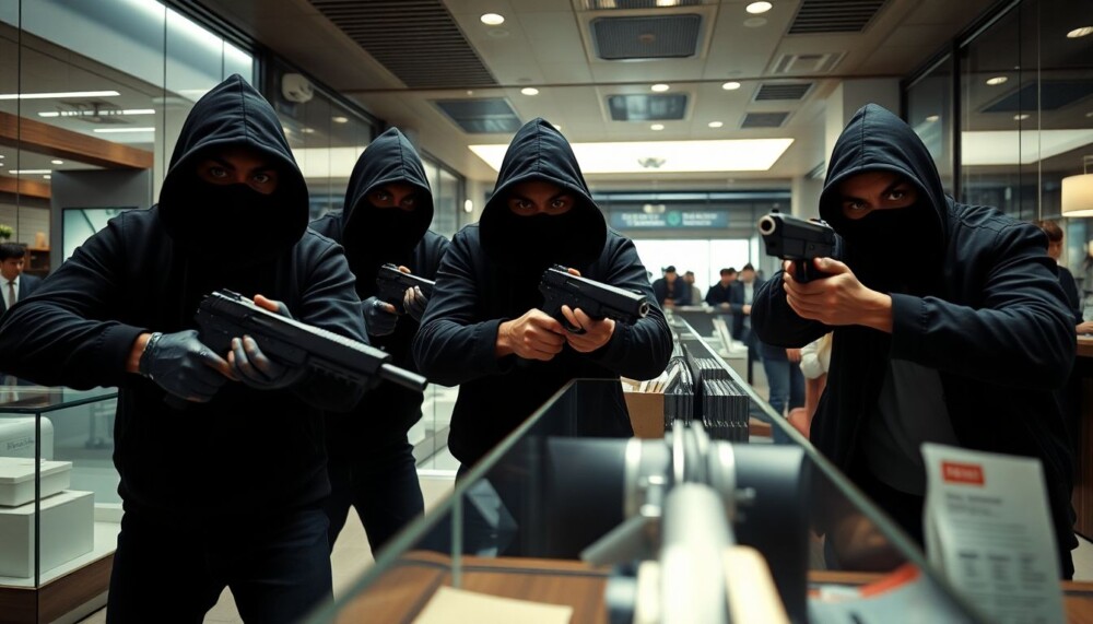 Lors d’un braquage par des individus masqués, on cède souvent à toutes leurs exigences